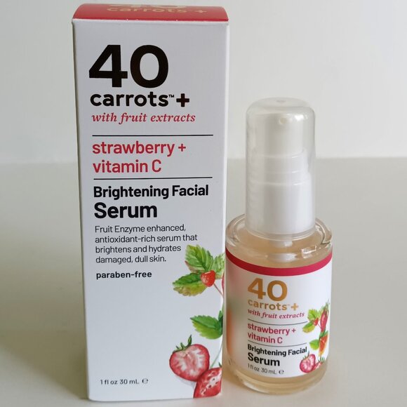 40 Carrots+ Strawberry + Vitamin C Brightening Facial Serum - 30 ml - Picture 1 of 1